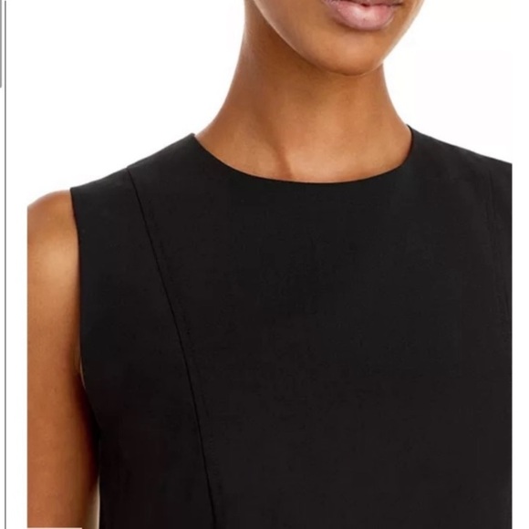 Theory Helaina Classic Dress Black Wool Size 8 Sleeveless - Picture 5 of 15